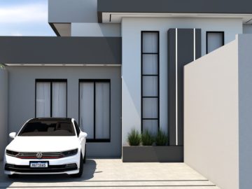 Casa com 3 quartos(1 sendo suíte)