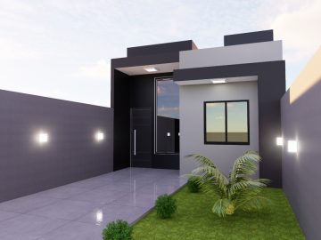 Casa com 2 quartos